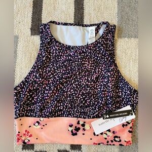 NWT Nanette Lenore play crop sports top